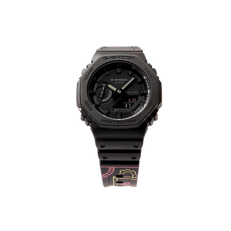

CASIO G SHOCK Farmer s Oak QQ20 Anniversary Edition Quartz Movement Watch Men s Watches Black Dial GA-2100-1A1PRTC Black