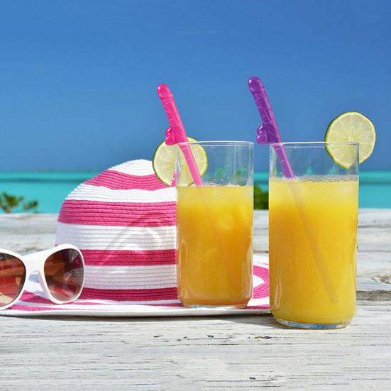 Yousheng 10 sztuk/zestaw penis słomki do picia wieczór panieński wieczór panieński upominki dekoracje