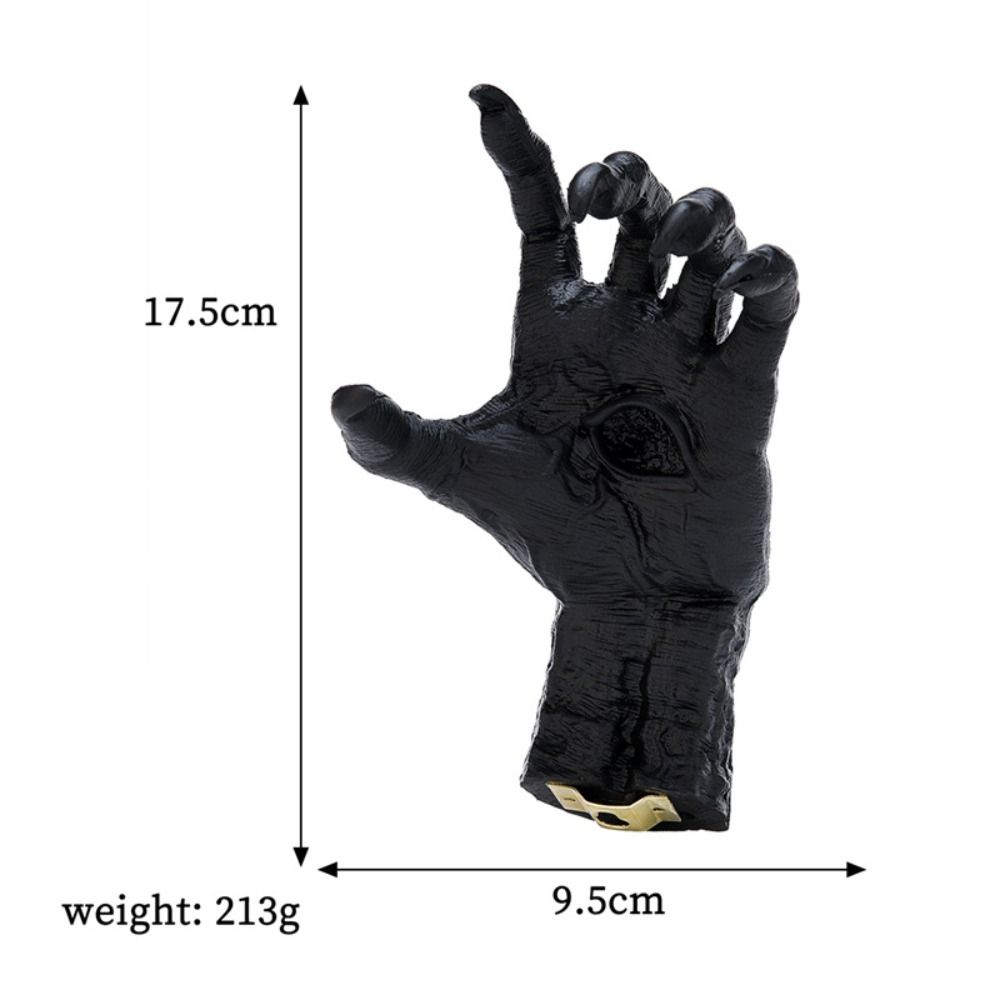 Features Hand Wall Hanging Jewelry Ornament Gothic Sculpture Creative Universal Hook  Halloween