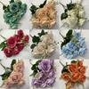 Artificial Rose Flower Greenery For Home Interior And Party Decoration Applications
