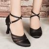 Women's Ballroom Latin Dance Shoes Salsa Tango Waltz Ballroom Dance Shoes for Women Dance Shoes 7.5cm Heel