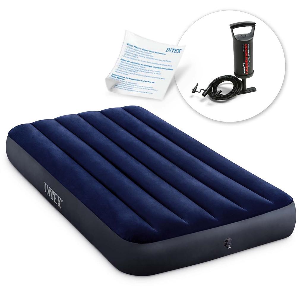 Inflatable mattress 191x99x25 cm with piston pump INTEX 64757
