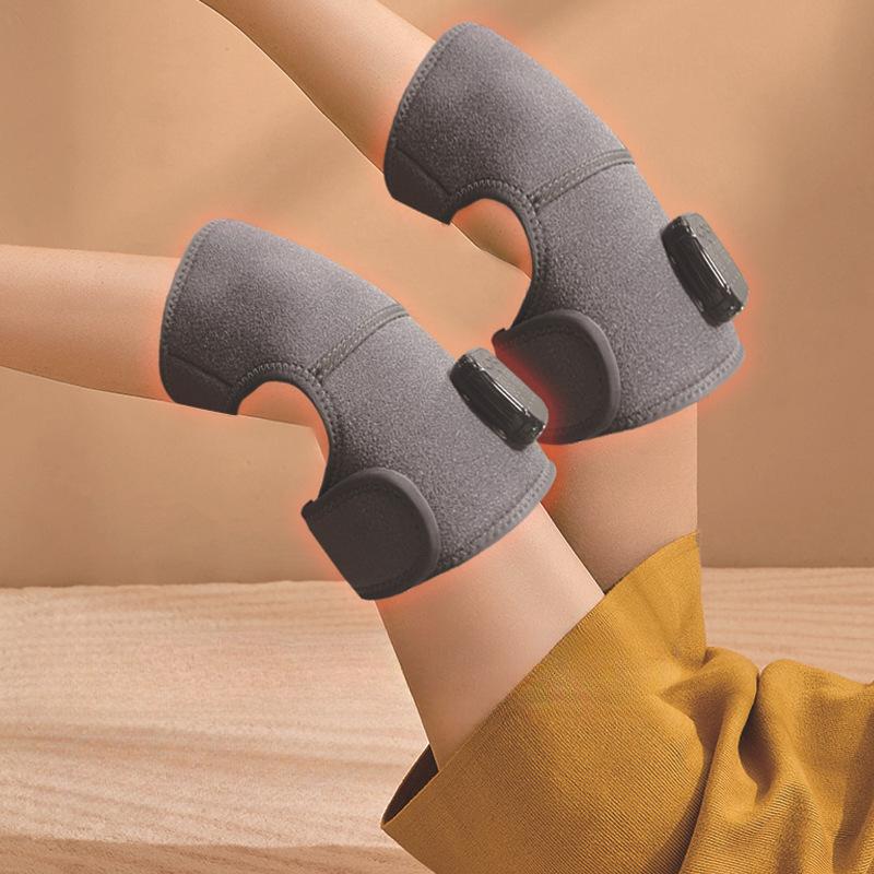 Self-heating Knee Pads Vibration Hot Compress Knee Massager Old Cold Leg Joint Warmth EMS Massager New Product