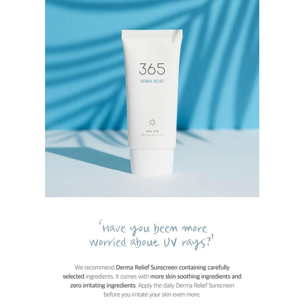 ROUND LAB 365 Derma Relief Sunscreen 50ml (SPF50+)