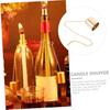 Zerodeko 2pcs Brass Lampshade Oil Lamp Snuffer Putting Out Extinguish Cap Tiki Torch Replacement Snuffer Flame Snuffer Wick Snuffer Safely Torch Head