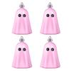 Halloween Hengende Spøkelsespynt Søt Rosa Hvit Spøkelse Halloween Treddekor Mini Spøkelsesdekorasjon for Hjemmefestdekor