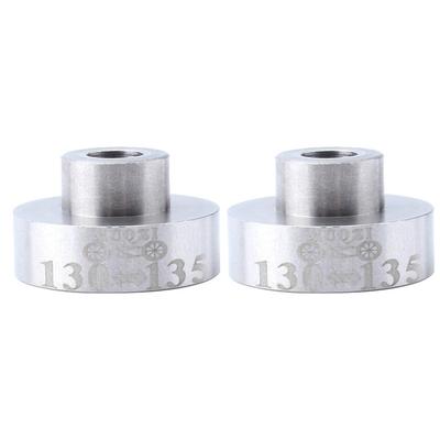TEHAUX Bicycle Rear Hub Conversion Adapter, Set of 2, 130-135mm, Screwdriver Compatible, Stainless Steel, Corrosion-Resistant, Lightweight, Compact