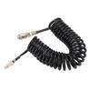 Multiple Size Coiled Air Hose Steel + PU Flexible Coiled Air Hose Air Compressor