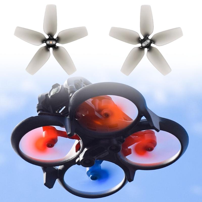 Propellers FPV for Avata Drones Propellers Tip with Screw Provide Powerful Thrusts Easy Installation