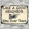 Retro Vintage Metal Sign Wall Decor 20x30cm Industrial Home Office Art