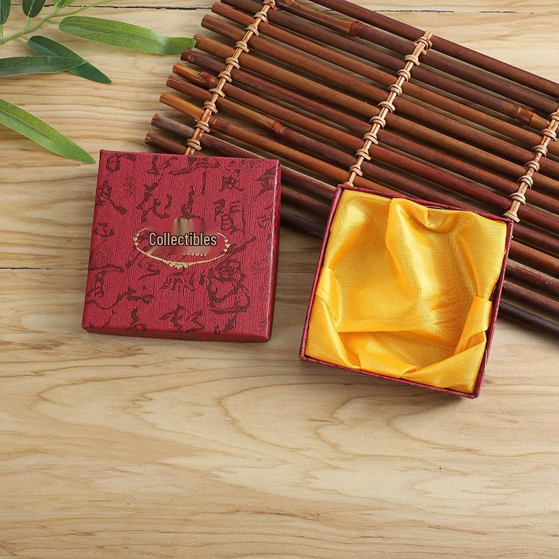 Браслет из золотого шелка и черного коралла с буддийскими бусинами - Этнический стиль, Унисекс, Молитвенный браслет, Однорядный, Имитация дерева