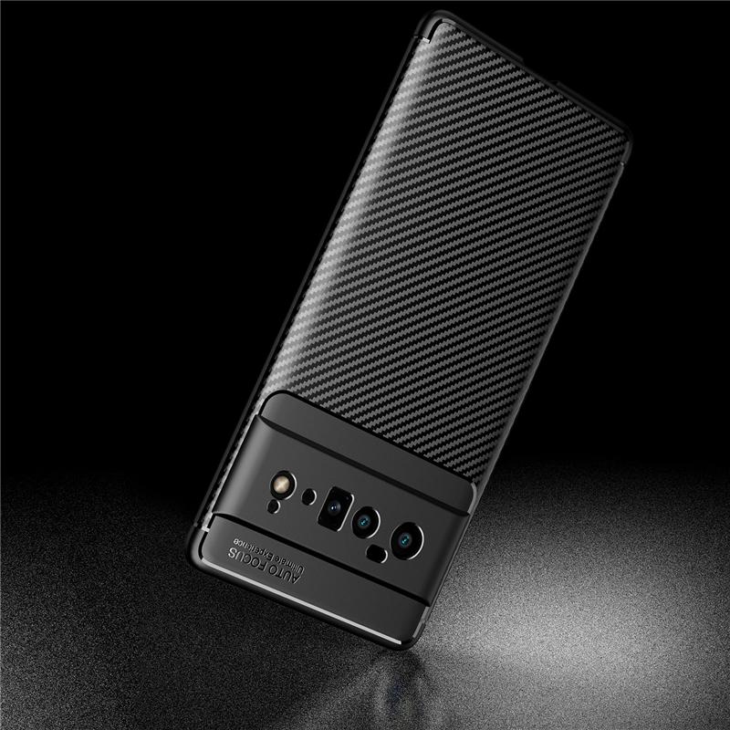 Carbon Fiber Cover For Google Pixel 6 Pro Case Silicone Funda Google Pixel 6 Pro Ultra Thin Case For Google Pixel 6 Pro 6.67inch