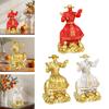 Chinese Cai Shen Statue Feng Shui Decor for Home Office Chinese New Year Gift