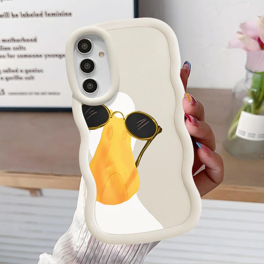 Case for Samsung Galaxy A12 A14 A15 A21s A16 A52 A11 A13 Soft Phone Cover A53 A22 A06 A05 A03 A04 A23 A33 Cartoon Dog Duck