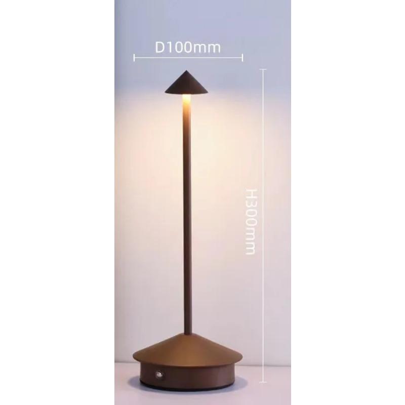 

LED Home Decoration Modern Simple Table Lamp Creative Mushroom Night Light Restaurant Table Lamp Bedside Atmosphere Lamp USB Plug коричневый