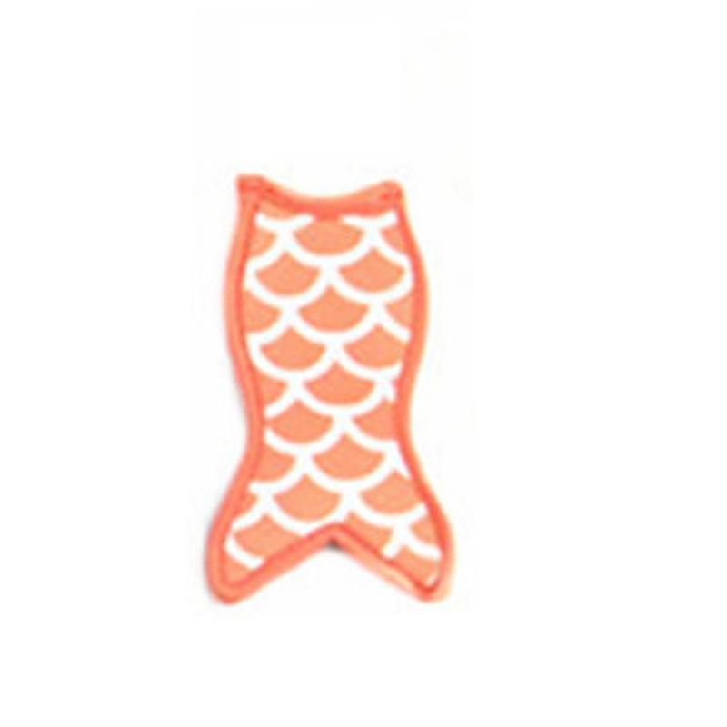 1PC Keep Cooled Icy Pole Holder Popsicle Cover Fish Tail Reusable Colorful