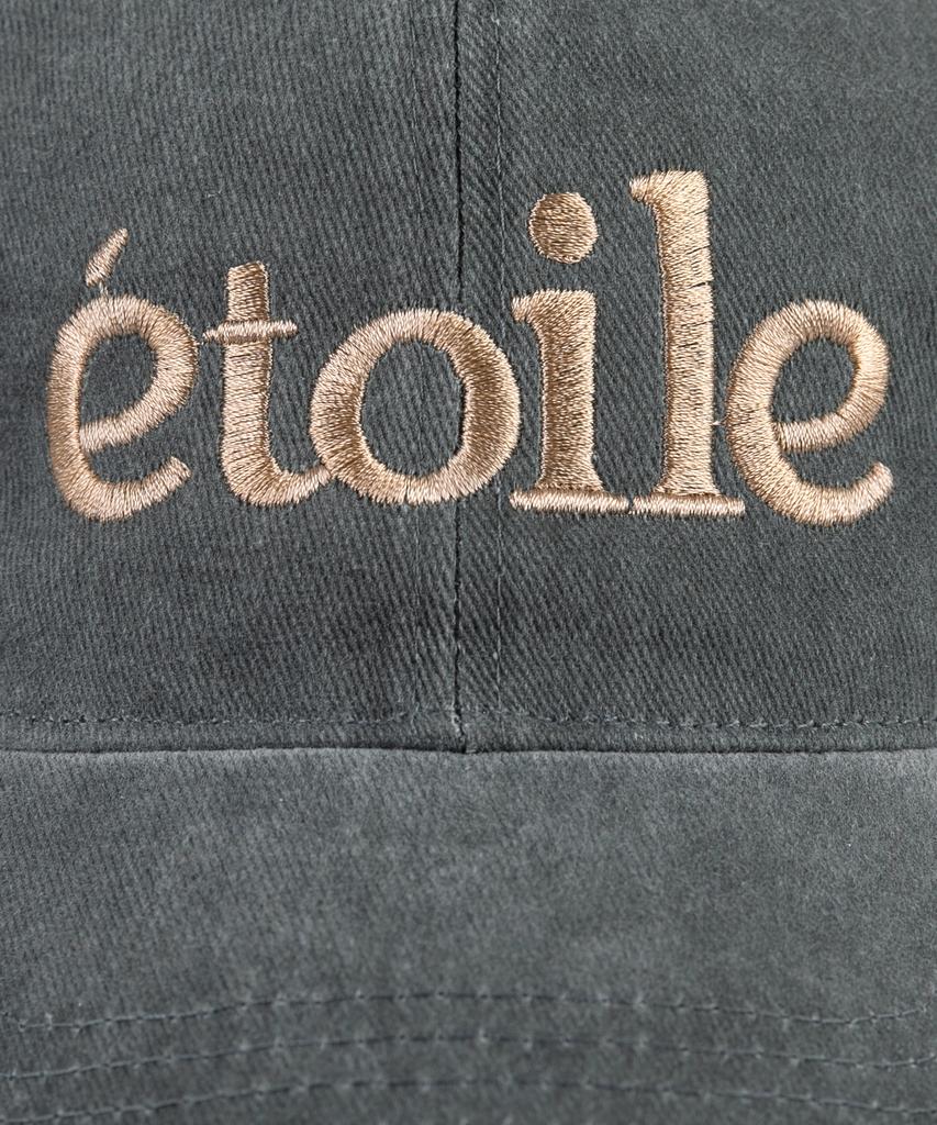 Wig Etoile Stone Washed Ball Cap - Grey