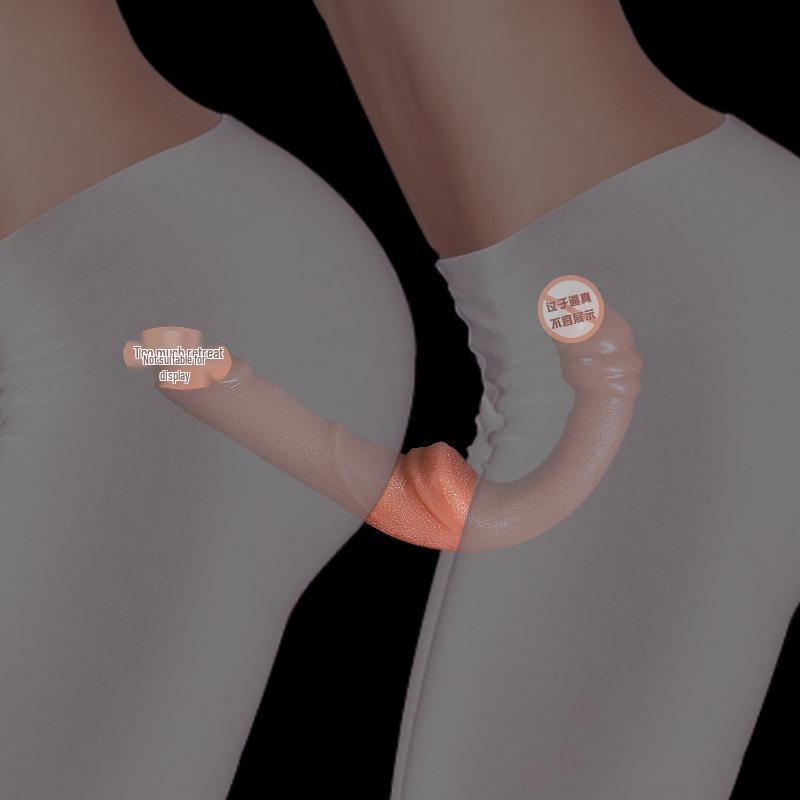 Double-Headed Alien Dragon Dildo: Realistic Adult Toy for Female Pleasure