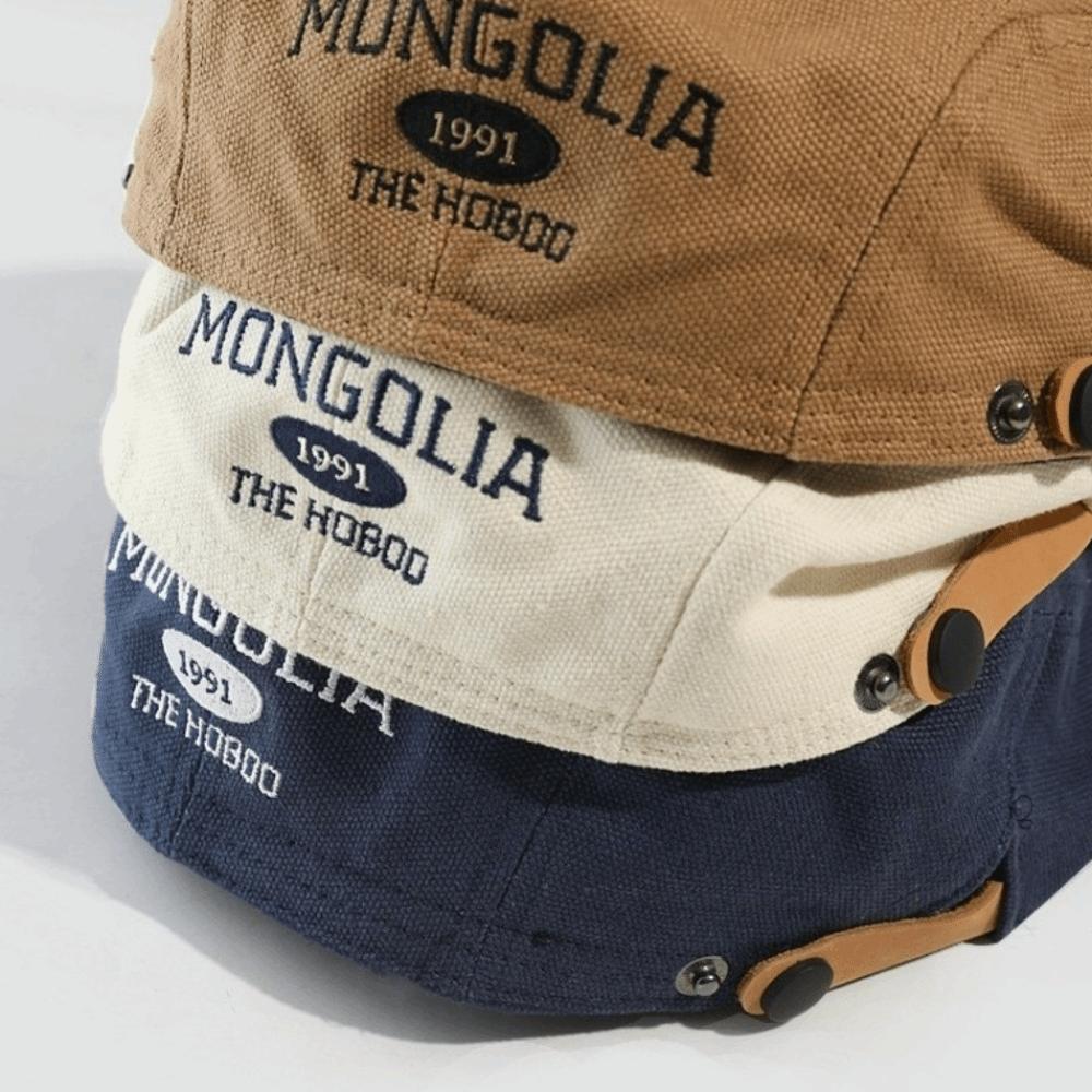 Adjustable Letter Embroidery Beret Flat Painter Cap Fashion Forward Hat  Spicy Girls