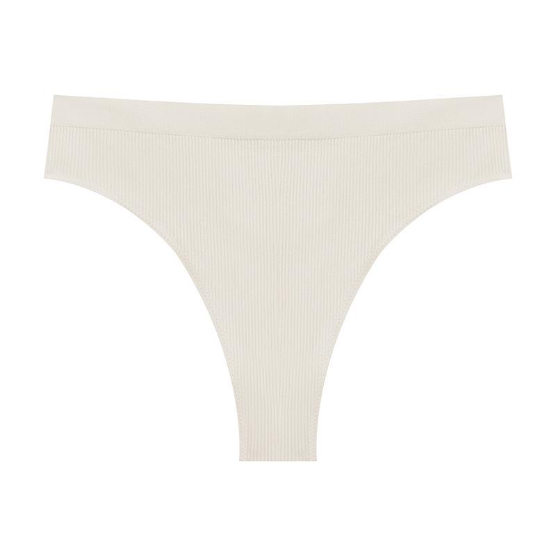 

Бесшовные стринги миди с завышенной талией большого размера - Европейский и американский стиль, Невидимые, Дышащие, Удобные для йоги XL