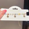 No Ip Silver Glass Star Shape Adjustable Bracelet For Women With Elegant Design For Gift Giving