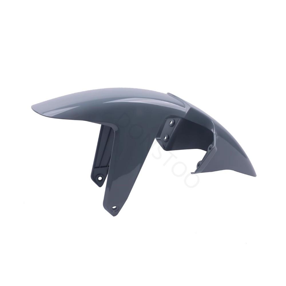 Suitable For CFMOTO 450MT 800MTX motorcycle front mudguard mudguard and front and rear mudguard modification accessories Style 2 Grey