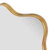 Set Of 3 Gold Wall Mirrors.