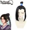 Magical Hairstyle Medieval Style Cosplay Wig For Men With Natural Black Color