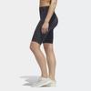 adidas X Universal Standard Collaboration Comfortable Moisture-Wicking Striped Cycling Shorts Women Shorts Black FJ7460