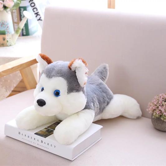 45 cm Søt Hunde Plysj Leke Utstoppet Søt Husky Hundeleke Barn Dukke Kawaii Dyregave Hjemmedekorasjon Crea