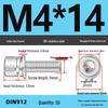 304 Stainless Steel Hex Socket Cap Screw with Washer - Sizes M3, M4, M5, M6, M8, M12