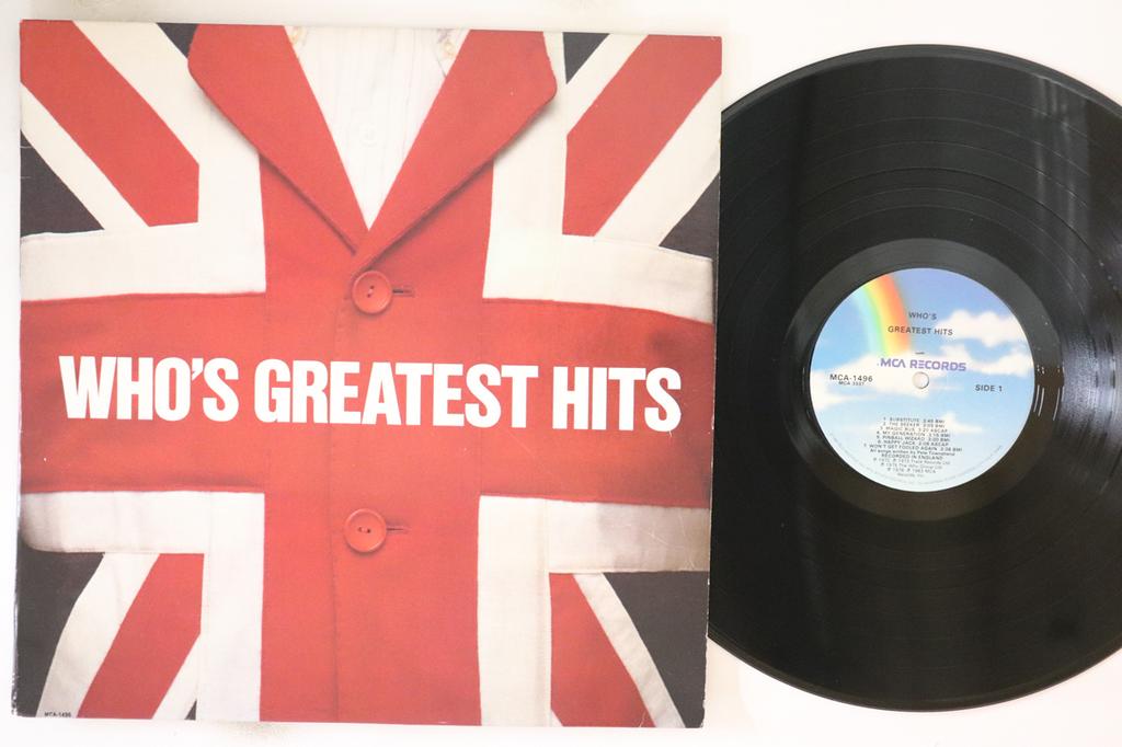 LP Record WHO - Greatest Hits MCA1496 MCA Records 1983 US Rock Used