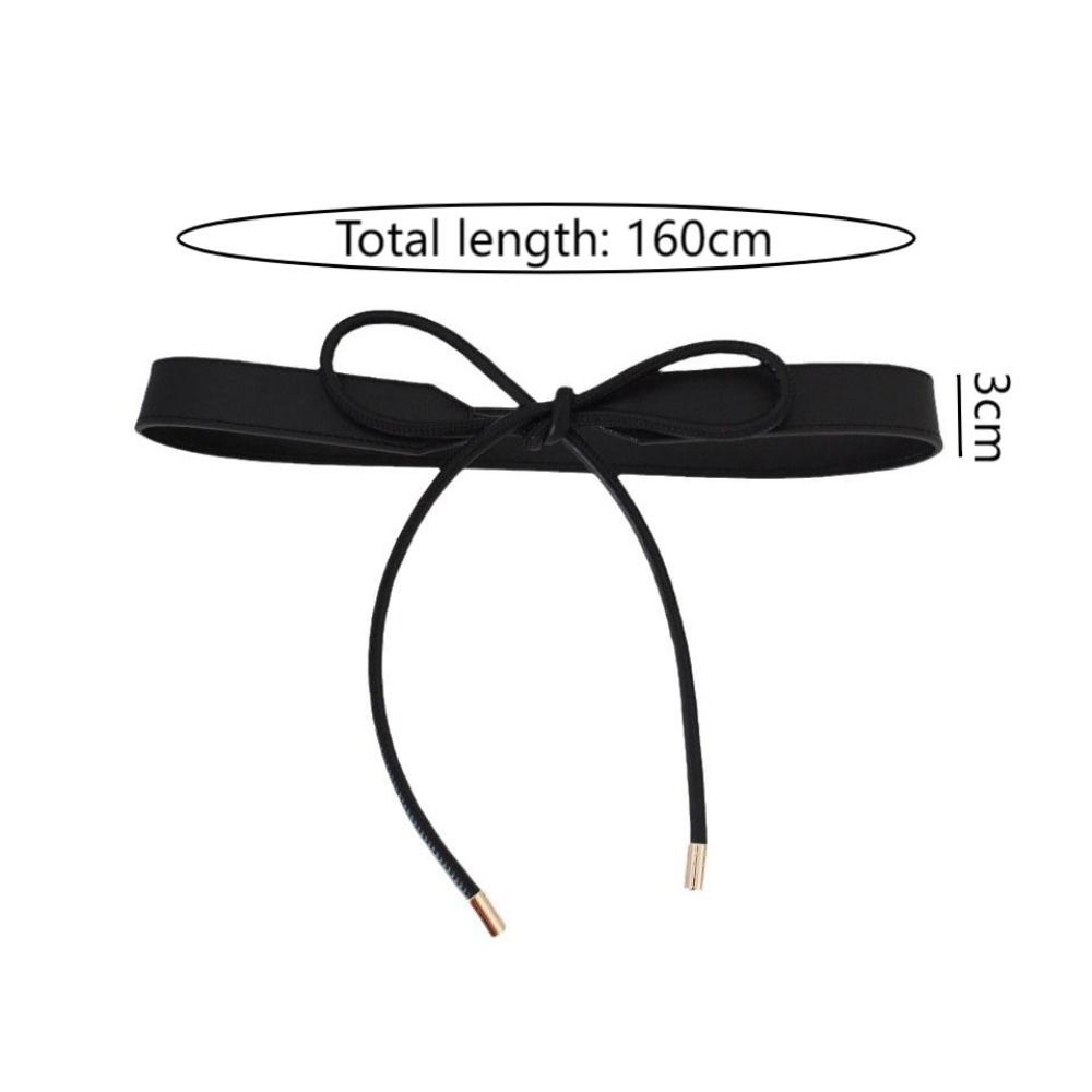 Wide Leather Thin Belt Waist Chain Knotted Waist Belt Fashion Waist Band  Women