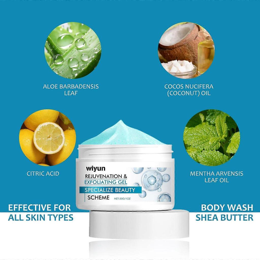 Wiyun Exfoliating Scrub Gel Facial And Body Skin Exfoliating Scrub Gel Moisturizing And Cleansing Gel