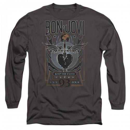 Bon Jovi Unisex Adult Keep The Faith T-Shirt