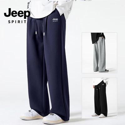 JEEP SPIRIT Men's Straight-Leg Casual Sweatpants