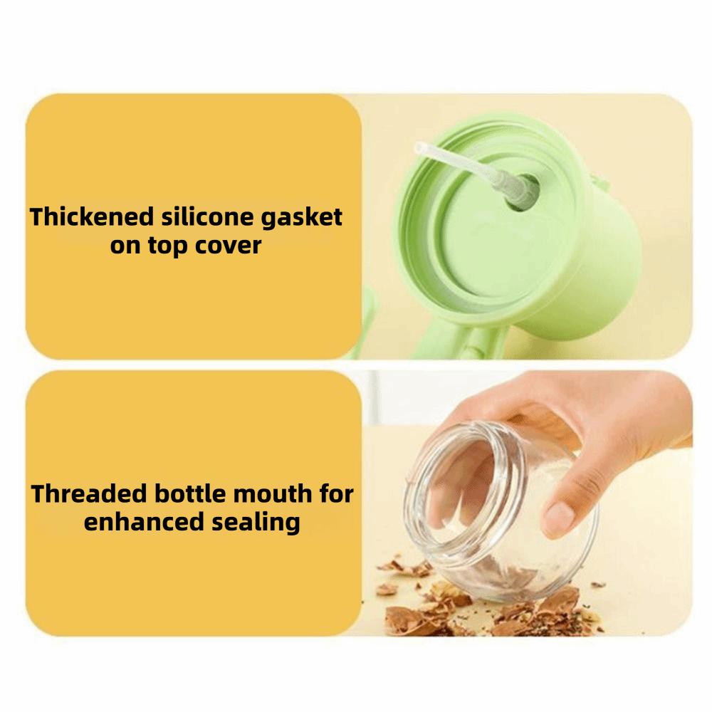 200ML Glass Oil Bottle Food Grade Leak-proof Olive Oil Storage Bottle Large Capacity Transparent Cooking Spray Bottle Picnic