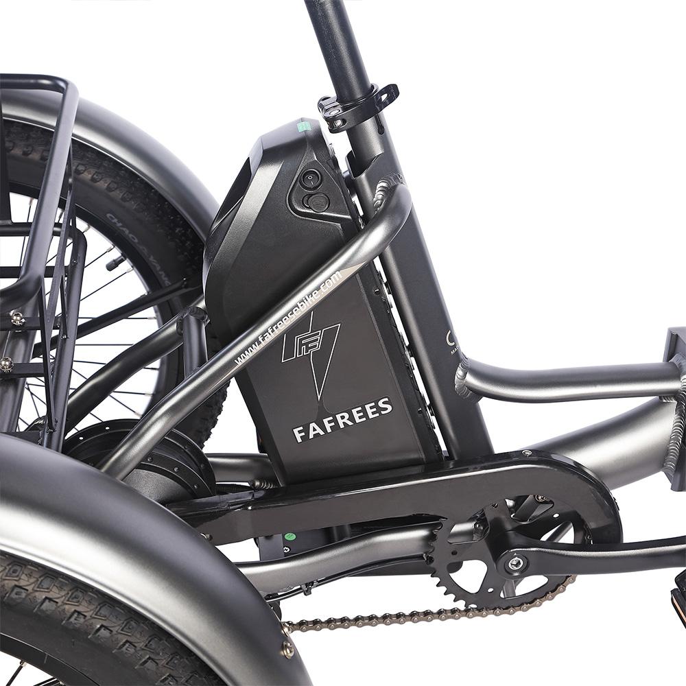 Electric Cargo Bicycle Fafrees 20" F20 Mate 250W Motor Foldable E-Bike Top Speed 25km/h LCD Display 48V 20Ah Dual Hydraulic Brake Max Load 180Kg