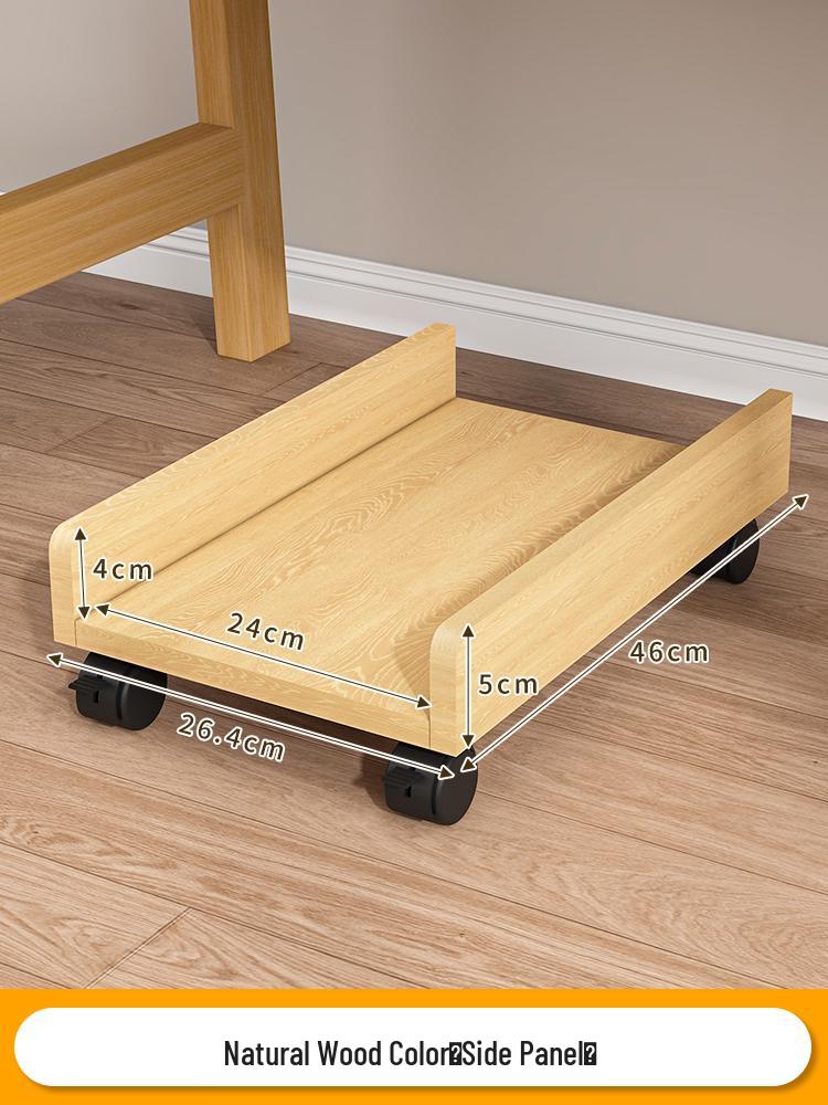 Movable Desktop Computer Stand with Wheels