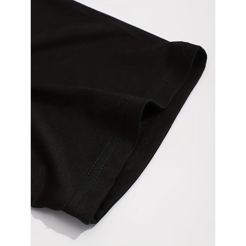 Tallas Europeas Tallas Grandes para Hombre Camisetas Casuales Modernas con Estampado Gráfico Cómodas de Cuello Redondo Manga Corta, Camisetas Sueltas Oversize de Verano