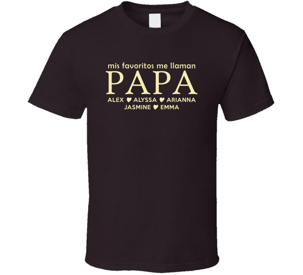 Mis Favoritos Me Llaman Papa  T Shirt