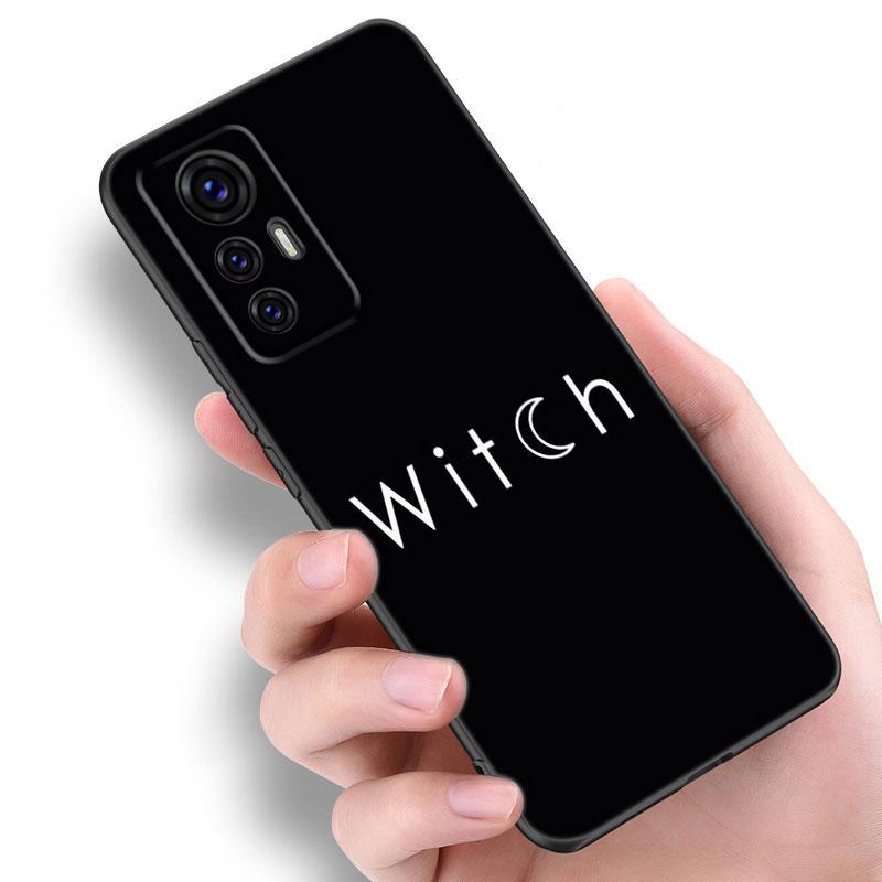 Wiedźma i Kot Etui na Telefon na Zamówienie Dla Xiaomi Mi A2 8 9 SE Note 10 10T 11 12 Lite 9T 11T 12S 12T Pro A3 6X 12X Miękkie TPU Czarne Etui