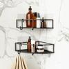 Umbra Shower Rack Shampoo Rack Shelf for Corners Black Set of 2 CUBIKO 21018616040