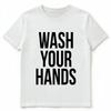 Unisex-T-Shirt „Hände waschen“