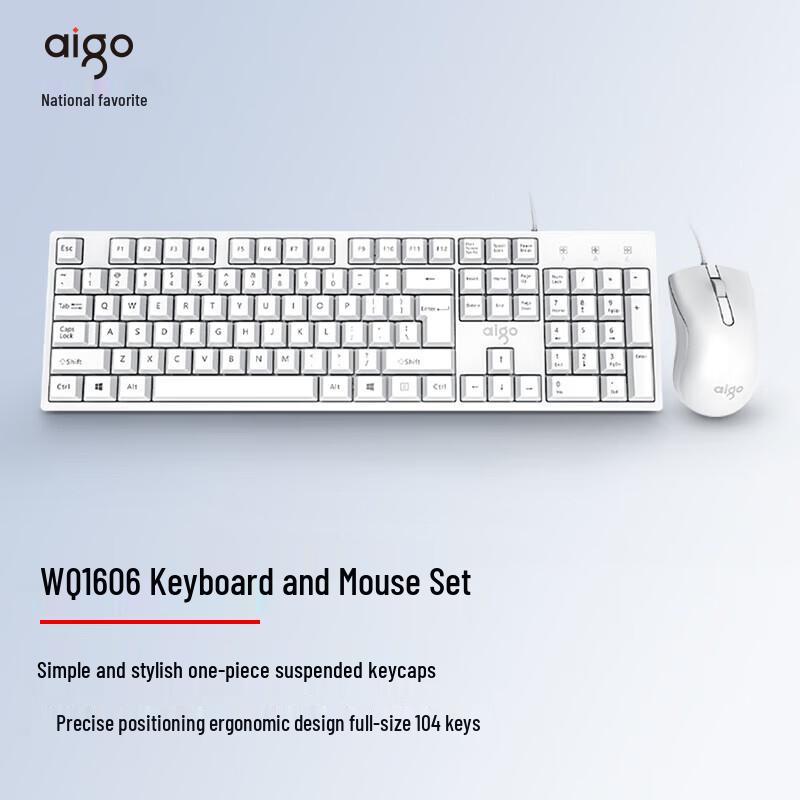 

aigo Wired Keyboard and Mouse Combo