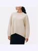 2023 Autumn/Winter Solid Color Loose Round Neck Sweater