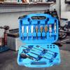 Car Fuel Injector Cleaner Set Multifunction Wire Brush Adapter Oil Nozzle Clean Set for Universal Vehicle Truck Injector Seats