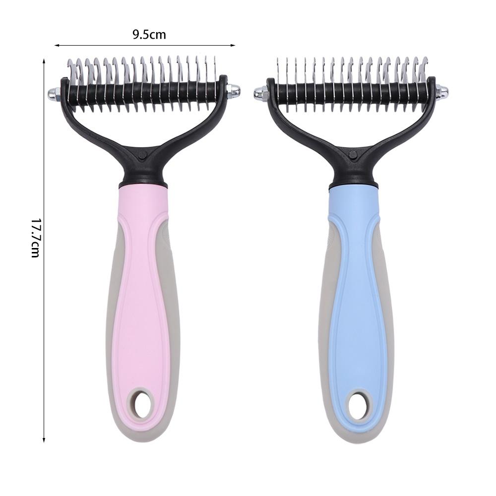 Stainless Steel Pet Comb Professional Pet Deshedding Brush Dog Hair Remover Dog Trimmer Comb Home