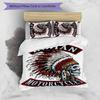 Indian Motorcycle 3pcs Bedding Set Duvet Cover Closure Includes 1 Duvet Cover & 2 Pillowcases for All Seasons Bedroom Home Dorm Decor