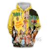 Jacke Rock Band 3D Gedruckte Mode Kapuzenpullover Sweatshirts Harajuku Hoodie Sweatshirts Oberteile Kleidung für Damen/Herren